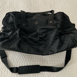 Lululemon Black Duffle Bag
